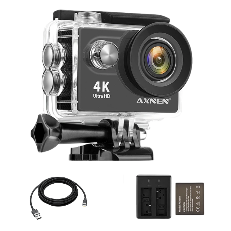 4K Ultra HD 60FPS Portable Professional Action Camera - Go Pro Style 