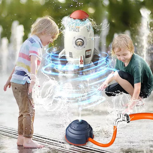 2-in-1 Water Rocket and 360° Automatic Watering Can for Garden
