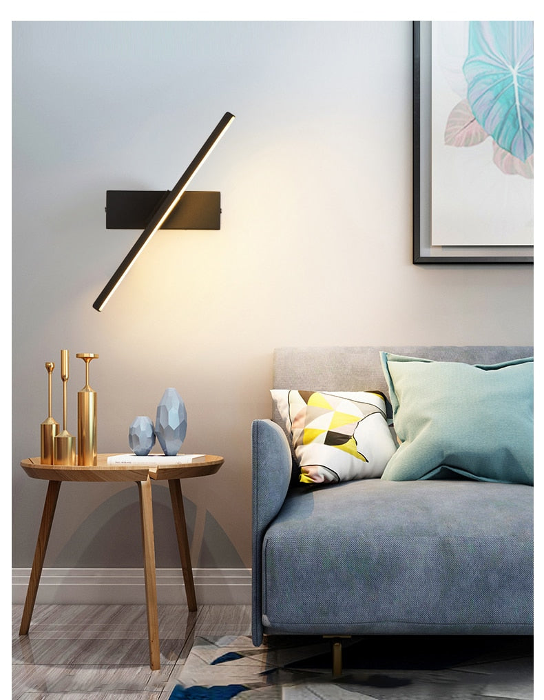 Rotating Modern Bedroom Wall Lamp