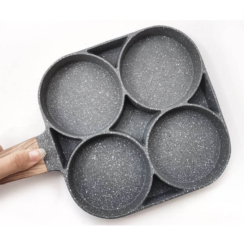 Maifan Stone Non-Stick Frying Pan - 4 Compartments 