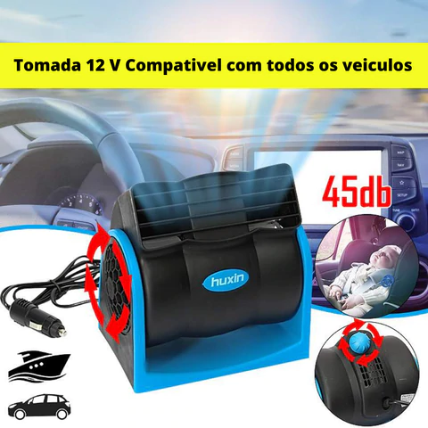Noiseless Adjustable Portable Car Air Conditioner 