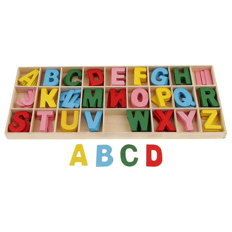 Fun Wooden Alphabet - 156 Pieces 