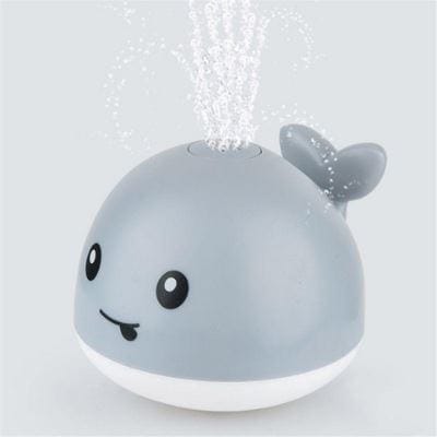 Interactive Baby Toy Whale Flashes Colors Water Jet