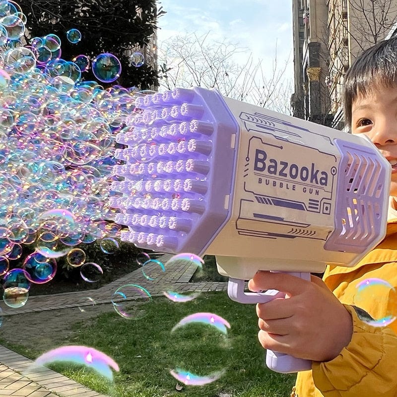Soap bubble bazooka